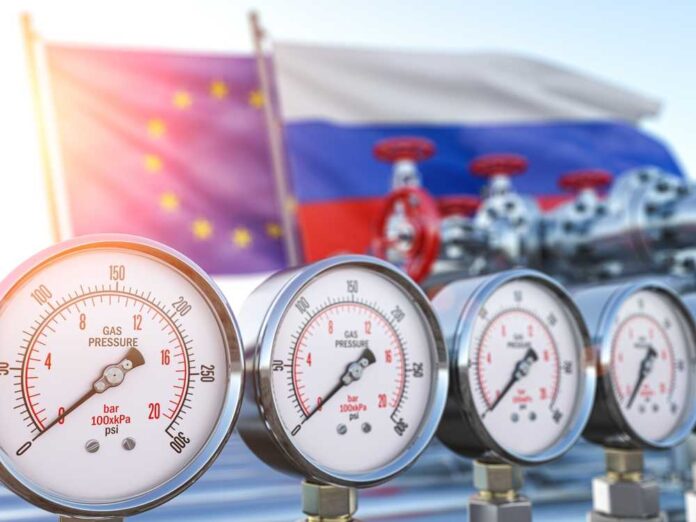 Gas,Pipeline,With,Gauge,With,Zero,Pression,And,Eu,European
