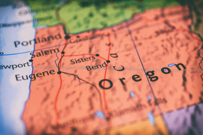 Oregon,Map,Background