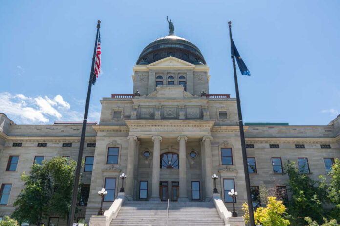 Montana,State,Capital,Building,In,Helena,Montana