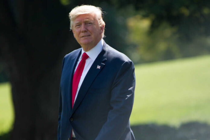 President,Donald,Trump,Walks,From,The,West,Wing,Of,The