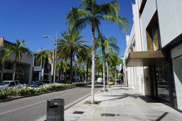 Beverly,Hills,,Ca,-,October,1st,2015:,Rodeo,Drive,,An